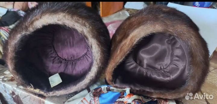 Норковая шапка женская