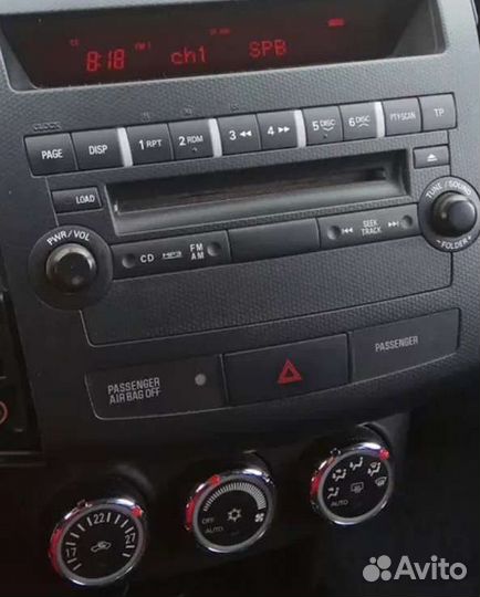 Штатная магнитола для mitsubishi outlander