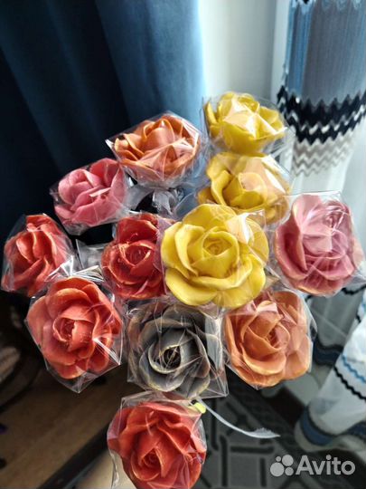 Мыло роза ручной работы