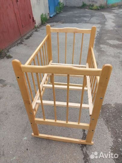 Детская кровать с матрасом бу