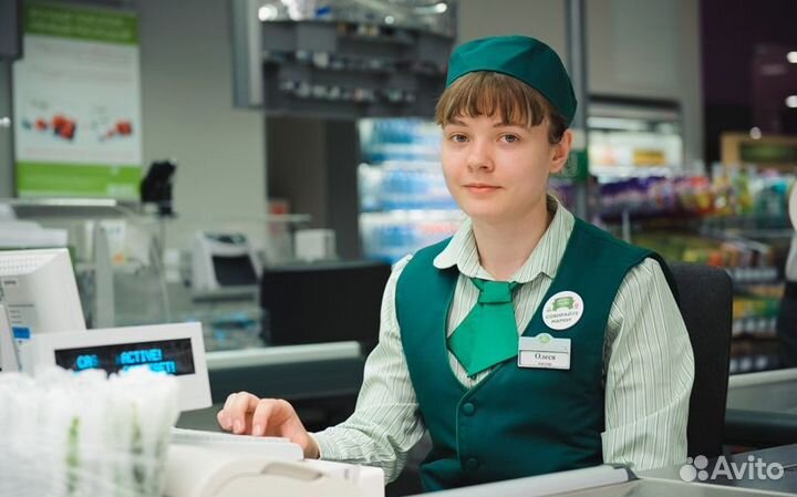 Кассир дневные и ночные смены (без опыта)