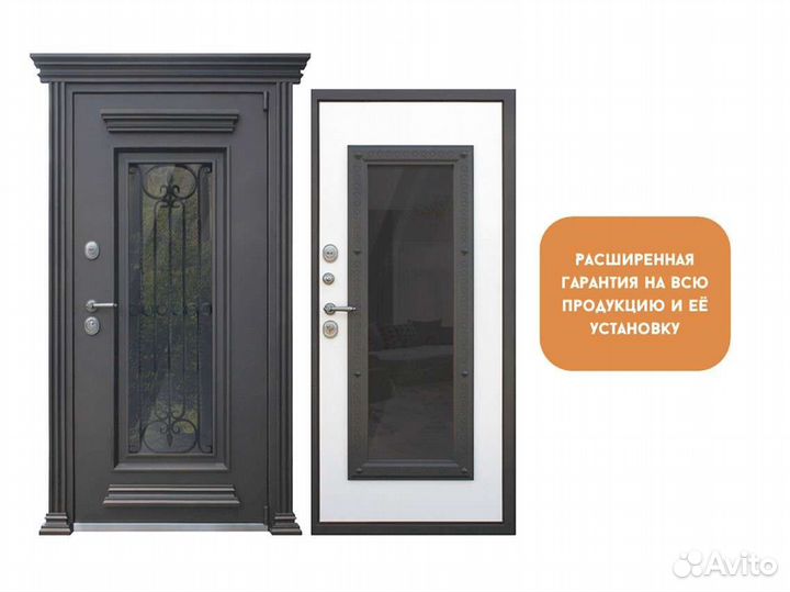 Входная дверь Урал мп с отделкой панель