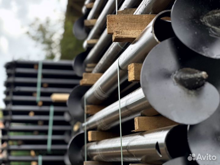 Монтаж винтовых свай