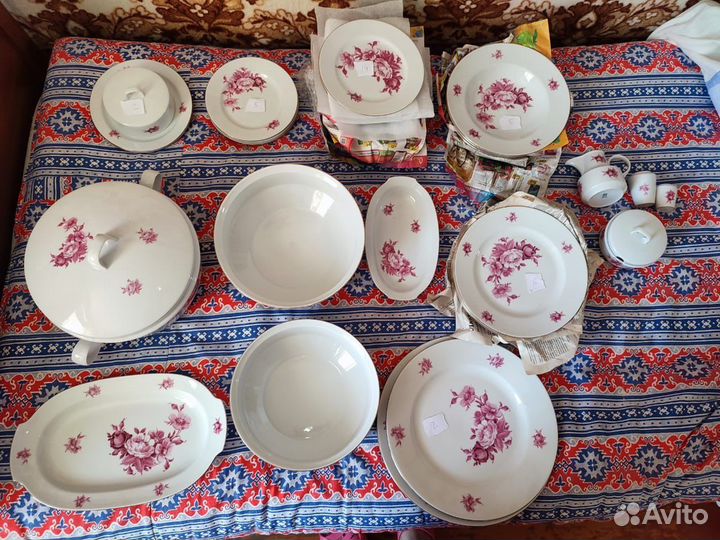 Столовый сервиз гдр ильменау