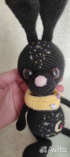 Заяц, кролик, ручная работа, вязаный крючком