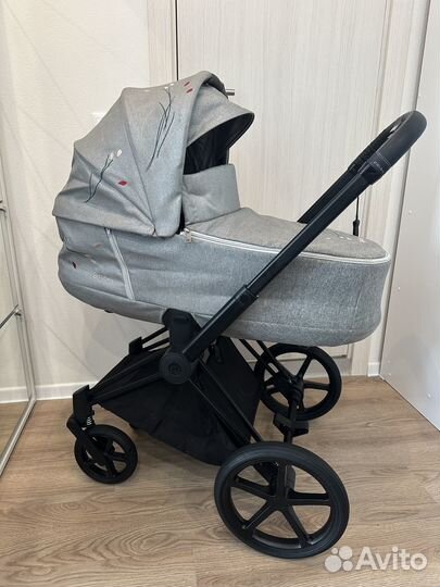 Коляска 2 в 1 Cybex priam lll Crystallized Koi