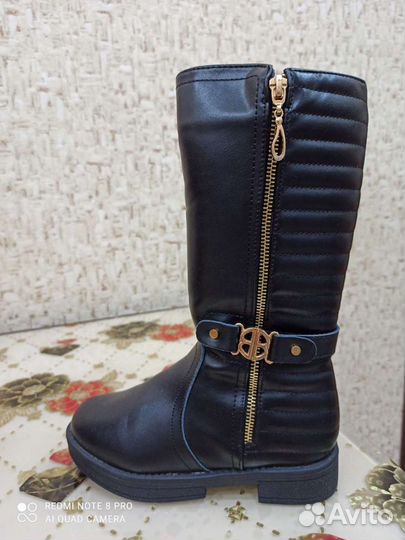 Сапоги зимние для девочки