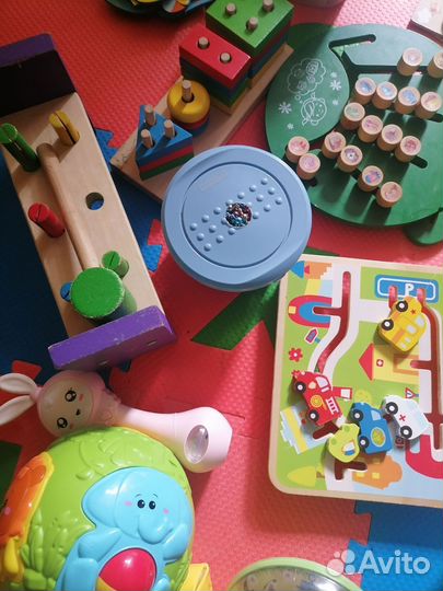 Игрушки пакетом детские 0+