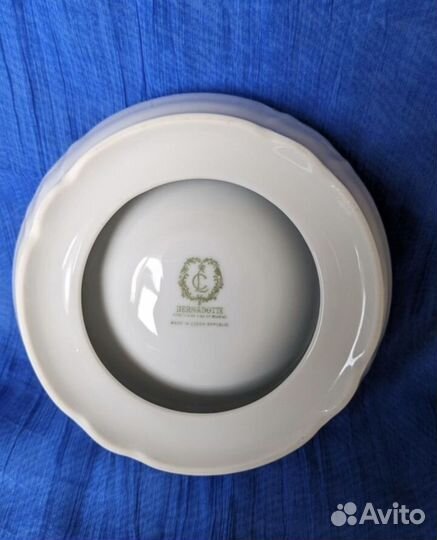 Пепельница богемский фарфор Чехия