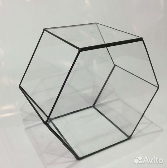 Флорариумы - геометрические формы из стекла