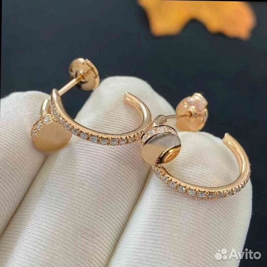 Серьги Cartier из розового золота 0,51ct