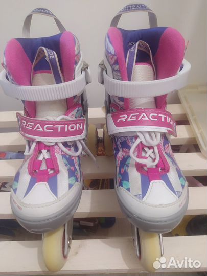 Роликовые коньки детские раздвижные