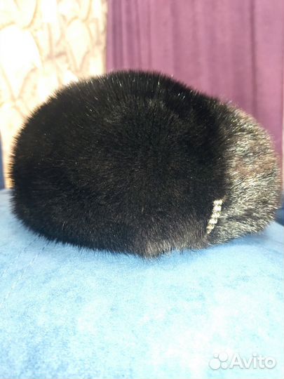 Шапка норковая берет новая