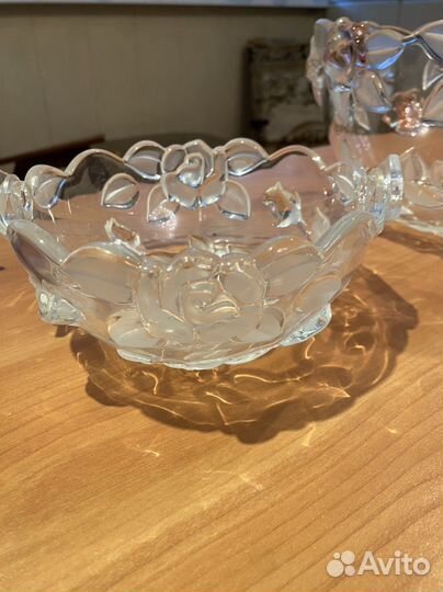 Хрусталь вазы, салатницы
