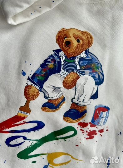 Худи Ralph Lauren Bear оригинал толстовка ральф