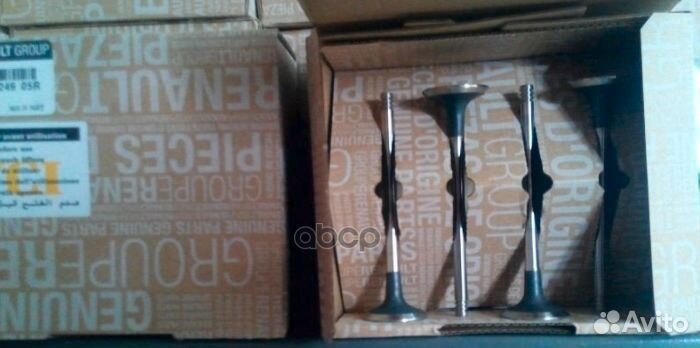 Клапан выпускной renault kangoomeganescenic 1.5