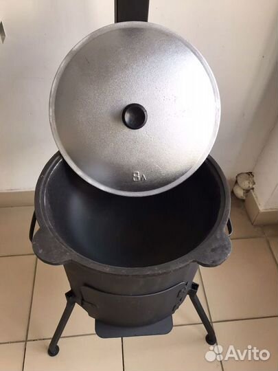 Комлект казан + печь + шумовка + специи