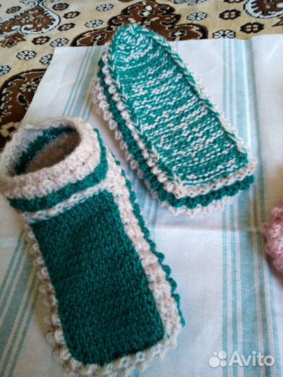 Следочки вязанные