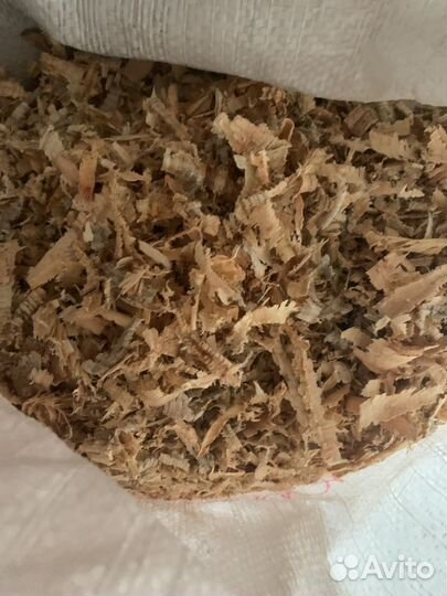 Опилки стружка в мешках