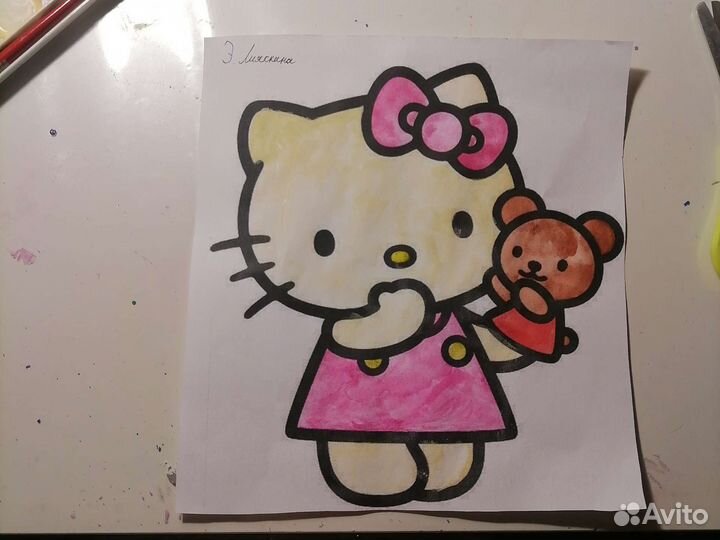 Hello kitty рисунок