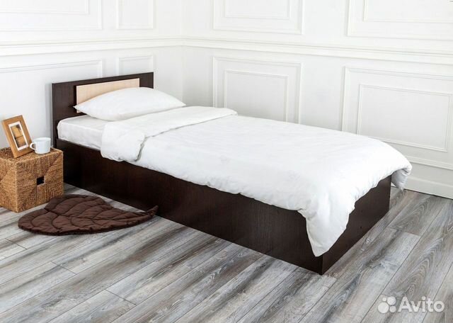 Кровать с матрасом 90х200 Лиана
