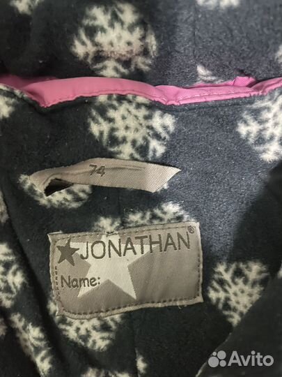 Комбинезон зимний jonathan для девочки 74