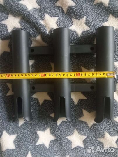 Держатель для спиннинга/удочки в лодке, тройной