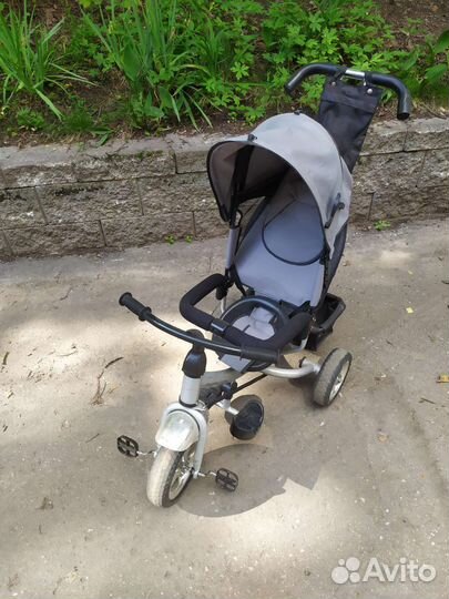 Детский велосипед с ручкой бу