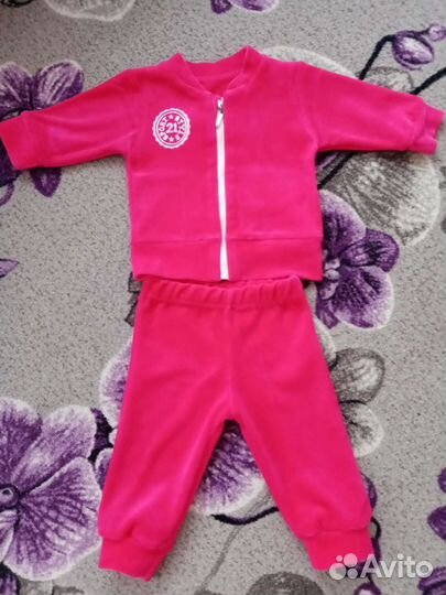 Вельветовый костюм для девочки