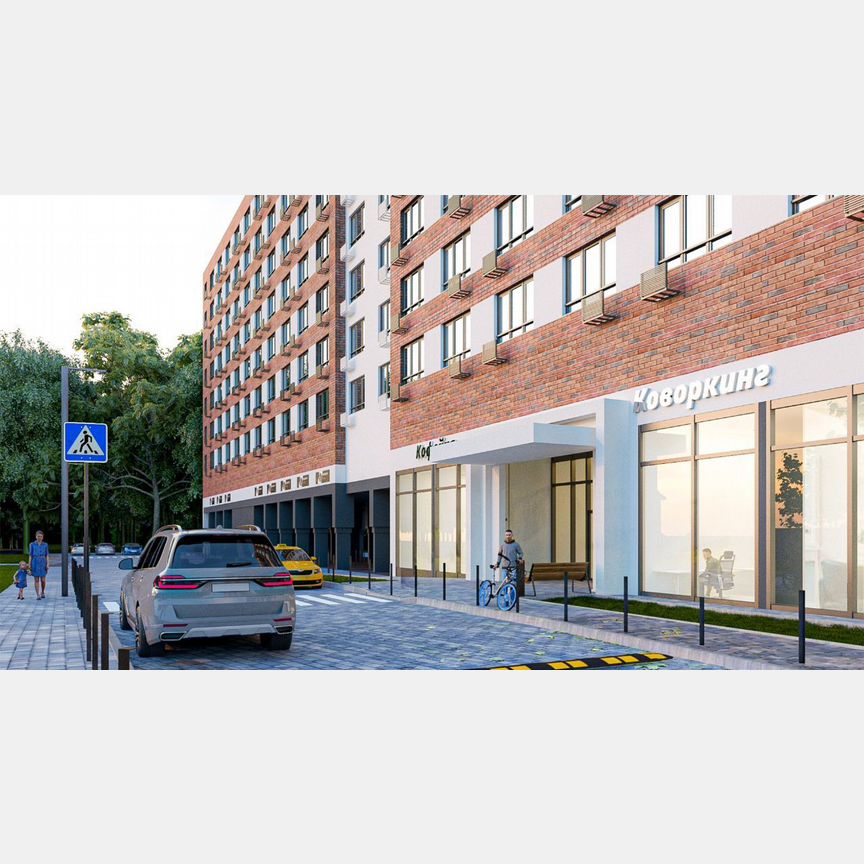 Апартаменты-студия, 27,1 м², 4/4 эт.