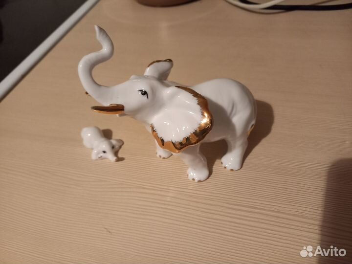 Статуэтки слоник с малышом