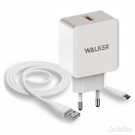 Cзу walker,18Вт, USBx1, быстрая зарядка QC 3.0 бло