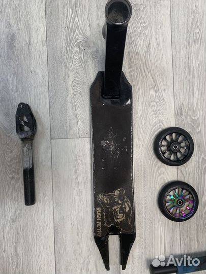 Колеса, дека, руль, вилка