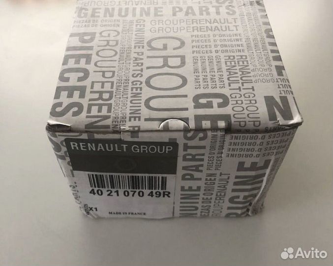 Подшипник передн ступицы 402107049R renault