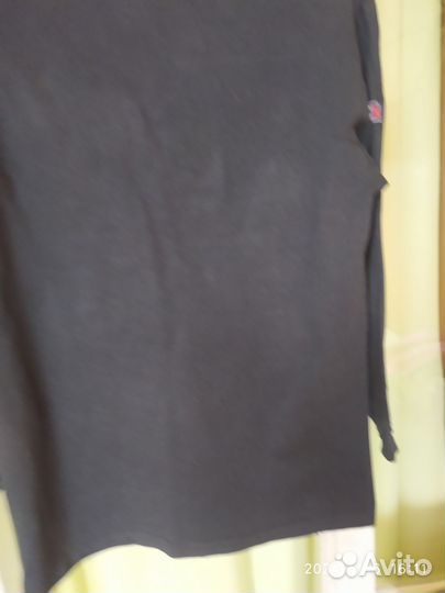 Лонгслив мужской, поло с длинным рукавом