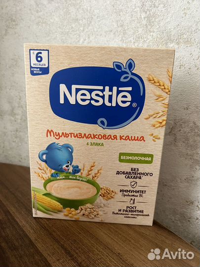 Каша нестле безмолочная
