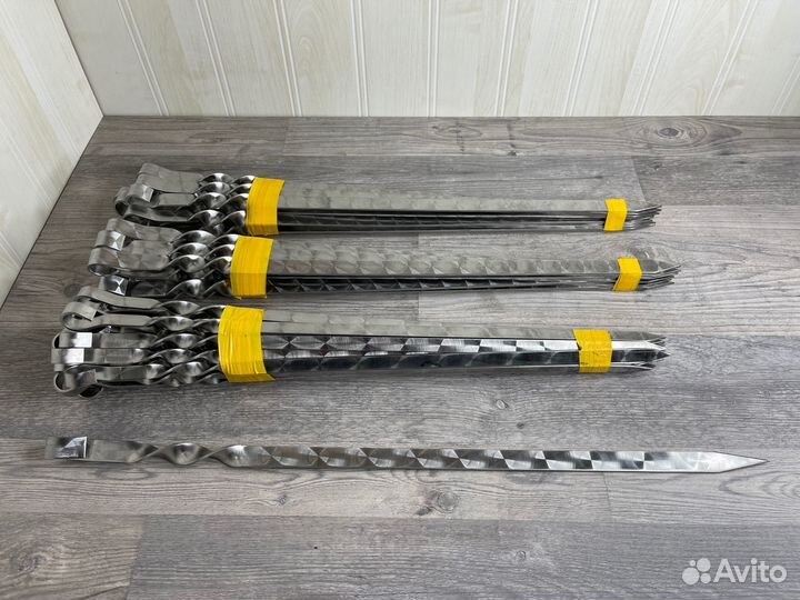 Ш16*75 Шампур без ручки Кольцо для Люля и шашлыка