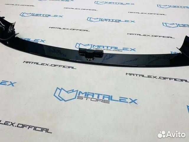 Сплиттер BMW M3 F80 M4 F82, черный глянец