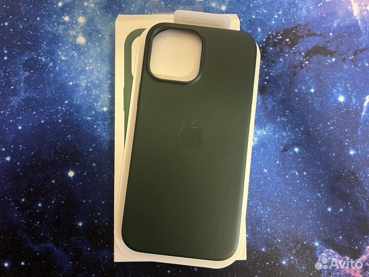 Чехол кожаный MagSafe для iPhone 13 Pro Max