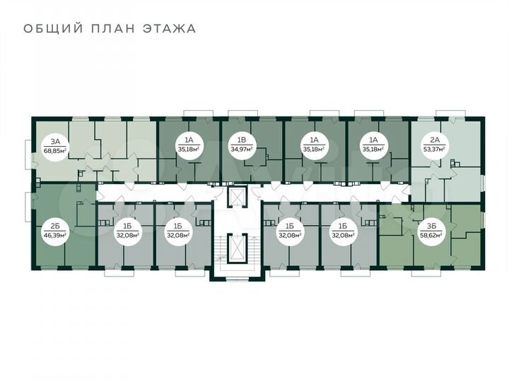 3-к. квартира, 58,6 м², 4/10 эт.