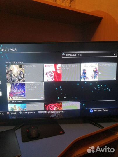 Игровая приставка ps4 fat