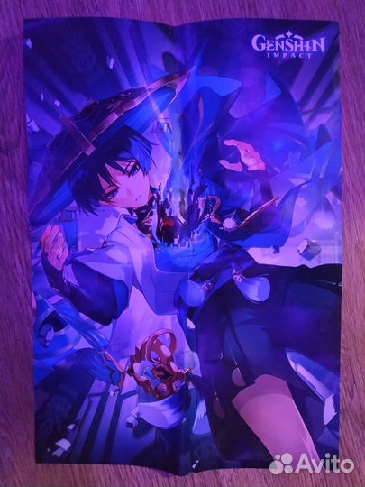 Плакат Геншин Импакт официальный