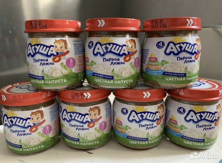 Пюре цветная капуста Агуша