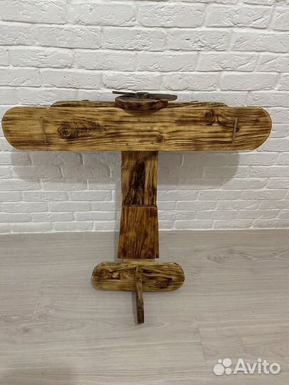 Самолет деревянный