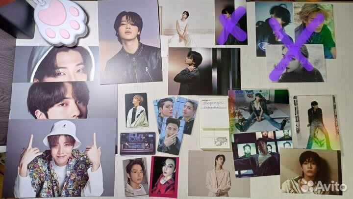 Карты открытки BTS