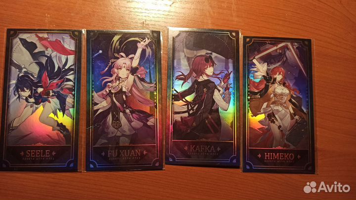 Коллекционные карточки с годовщины Hsr