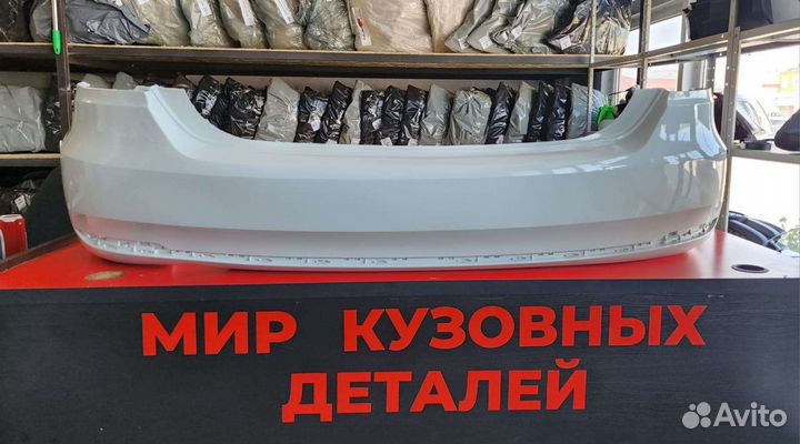 Бампер задний поло седан