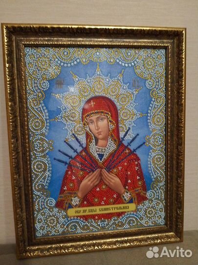 Икона семистрельная мозайка