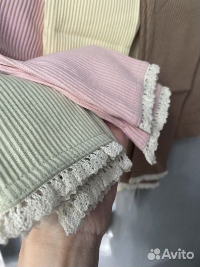 Лосины в рубчик для девочки; с 80 по 104 размеры