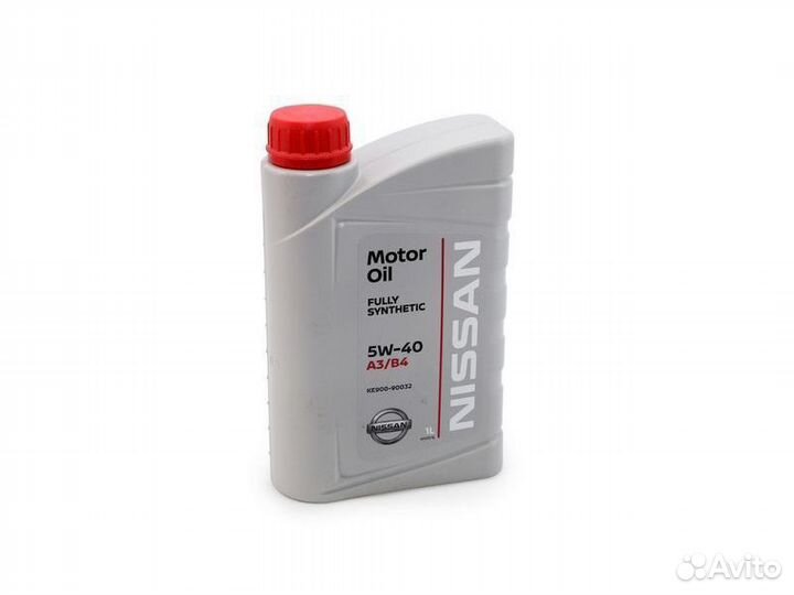 5w-40 Nissan белый пластик 1л A3/B4